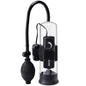 Bomba de succionador vibradora para principiantes de la marca PUMP WORX, con diseño compacto y control de intensidad visible.