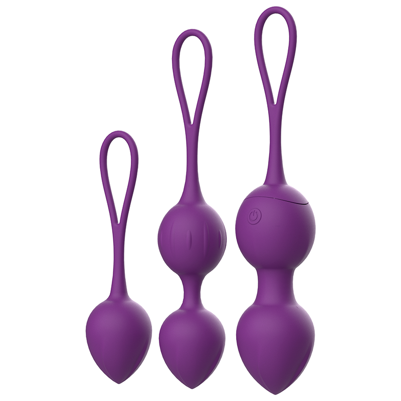 Bolas vibradoras REWOBEADS de REWOLUTION con control remoto y tecnología WatchMe, diseño discreto y moderno.