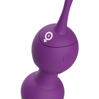 Bolas vibradoras REWOBEADS de REWOLUTION con control remoto y tecnología WatchMe, diseño discreto y funcional.