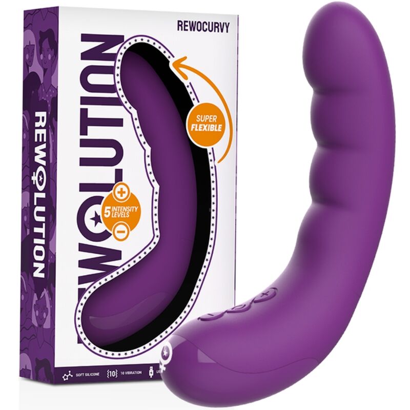 REWOLUTION - REWOCURVY VIBRADOR FLEXIBLE RECARREGABLE