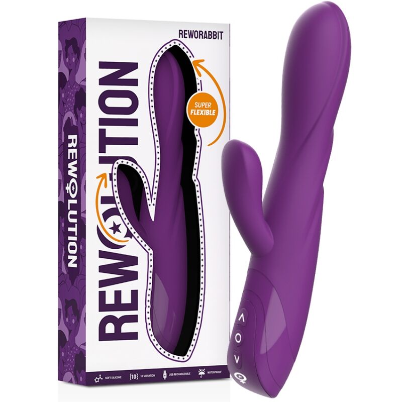 REWOLUTION - REWORABBIT VIBRADOR FLEXIBLE AMB RABBIT