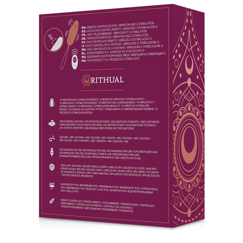 RITUAL - PRIYA REMOTE CONTROL EGG G-SPOT + VIBRATION