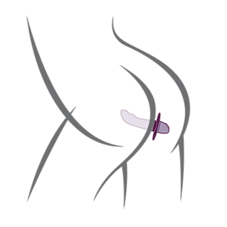 Vibrador prostático negro ROCKS-OFF QUEST PROSTATE BULLET, pequeño y discreto, con superficie lisa y diseño ergonómico, para estimulación.