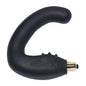 ROCKS-OFF Rude-Boy G-Spot massager for men in sleek black, showcasing its curved design and ergonomic shape.