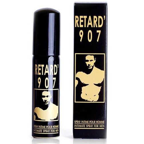 Spray retardante RUF Retard 907, envase con pulverizador y etiqueta blanca, diseñado para protección contra agua y manchas.