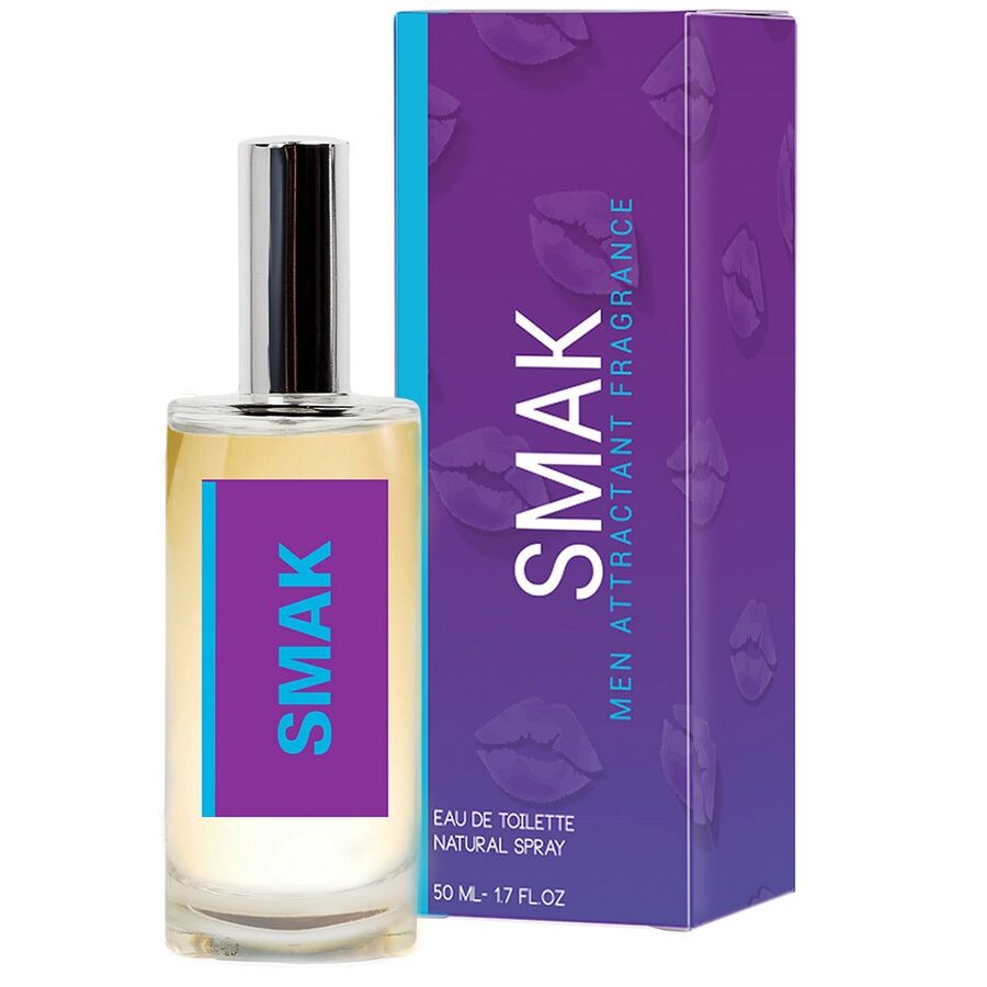 RUF SMAK perfume for men in a 50ml bottle, featuring a sleek design and vibrant label.