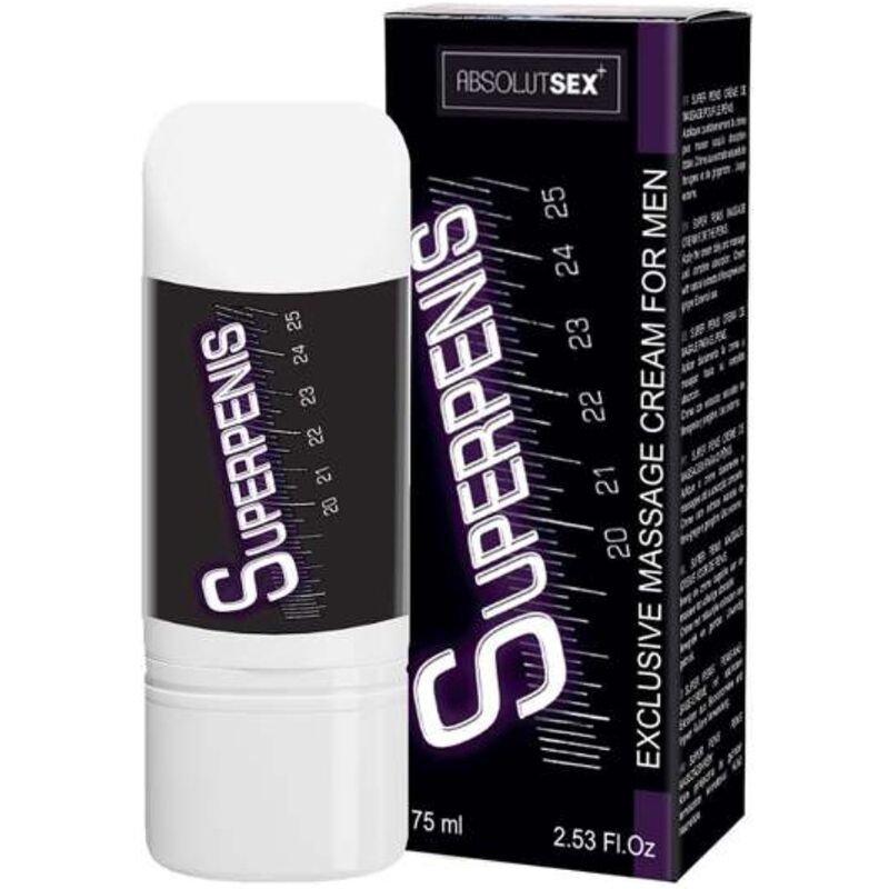 Crema RUF Superpenis para el pene en envase de 75 ml, con textura y color visible en la imagen.