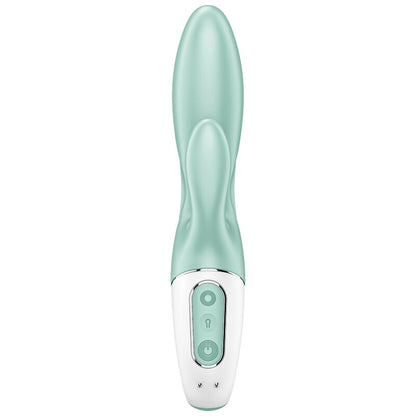 SATISFYER - AIR PUMP BUNNY 5+ VIBRADOR RABBIT INFLABLE APP VERD