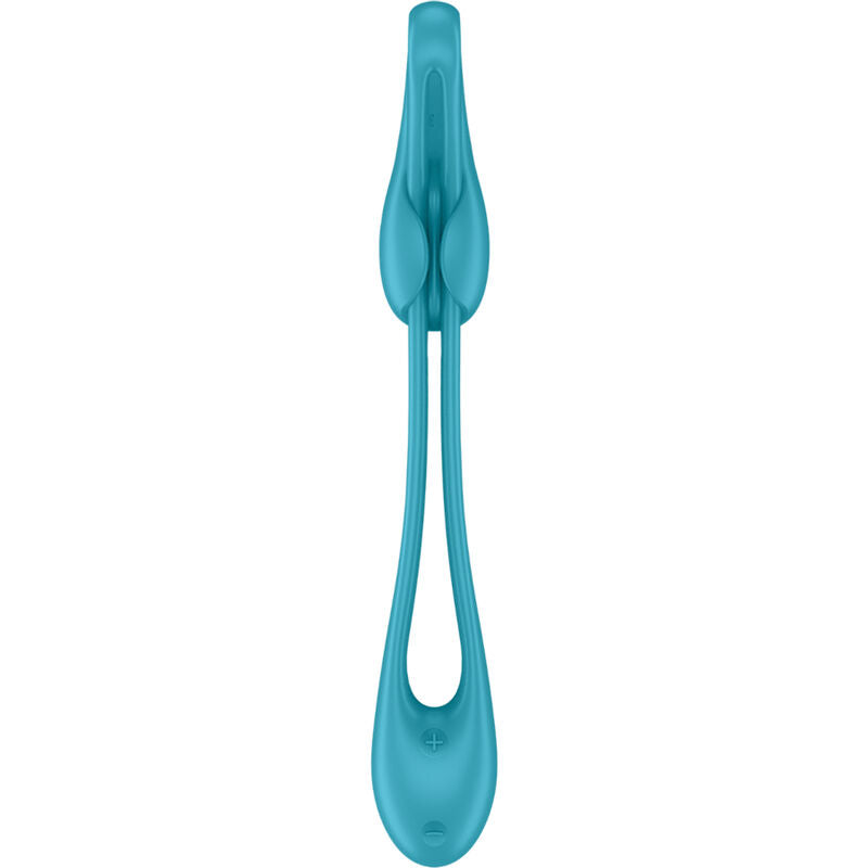 Vibrador flexible SATISFYER PLUG & PLAY 1, diseñado para placer y estimulación, con forma ergonómica y superficie suave.