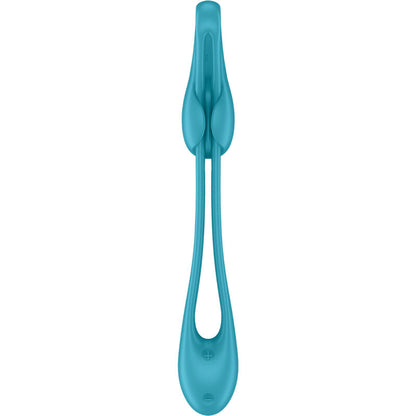 Vibrador flexible SATISFYER PLUG & PLAY 1, diseñado para placer y estimulación, con forma ergonómica y superficie suave.