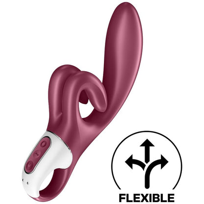 SATISFYER - TOUCH EM VIBRADOR RABBIT VERMELL