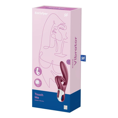 SATISFYER - TOUCH EM VIBRADOR RABBIT VERMELL