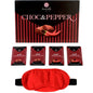 SECRETPLAY Choc & Pepper game featuring colorful packaging and playful design for an engaging gaming experience.