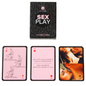 Juego de cartas SEX PLAY de SECRETPLAY, con ilustraciones y texto, diseñado para juegos eróticos y de pareja.
