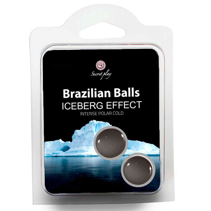 Pelotas brasileñas SECRETPLAY COSMETIC Efecto Iceberg, juego de dos bolas de entrenamiento para el suelo.
