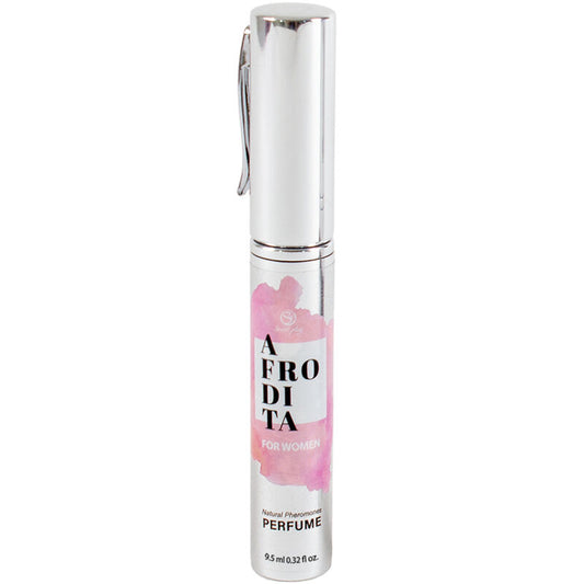 Perfume afrodita con feromonas para mujer, spray en formato de viaje, de la marca Secretplay Cosmetic.