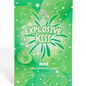 Chupetes de menta SECRETPLAY CARAMELOS EXPLOSIVOS, menta fresca y sabor intenso en envase colorido de SECRETPLAY COSMETIC