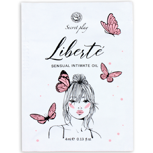 Monodosis SECRETPLAY COSMETIC para libertad y deseo sexual, envase individual, producto para mejorar la experiencia sexual.