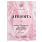 Loción corporal Secretplay Piel de Seda Afrodita en monodosis de 4 ml, frasco pequeño y elegante para cuidado de la piel.