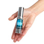 Vibrador líquido estimulador unisex SECRETPLAY Cosmetic en botella de 15 ml, con diseño discreto y etiqueta visible