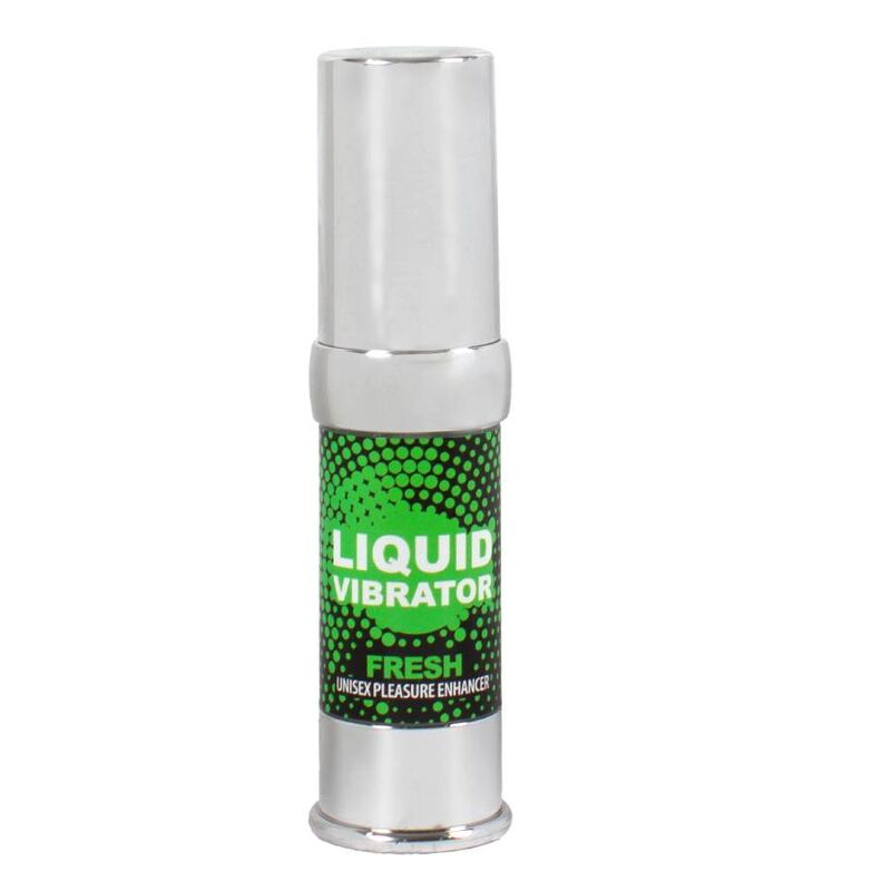 Vibrador líquido Fresh de SECRETPLAY, estimulador e intensificador en envase de 15 ml, para mayor placer y sensaciones.