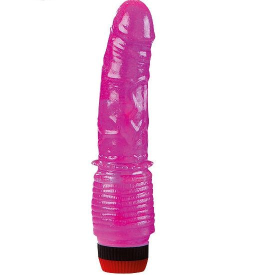 Purple Jelly Lila vibrator by Seven Creations, featuring a flexible design and textured surface for enhanced pleasure.