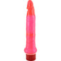 Vibrador anal delgado de gel rosa de la marca Seven Creations, diseño suave y flexible para placer anal.