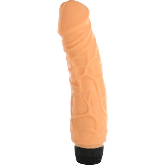 Vibrador realista de pene SEVEN CREATIONS con diseño detallado y textura realista, para placer y estimulación íntima.