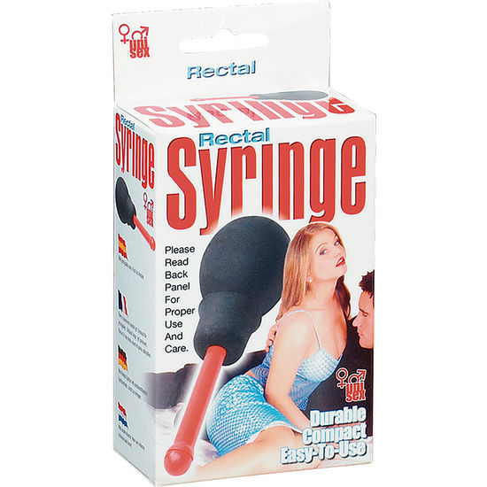 Pera de limpieza rectal de la marca SEVEN CREATIONS, diseñada para higiene personal y cuidado íntimo.