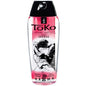 SHUNGA Toko aroma lubricant bottle with strawberries and champagne flavor, featuring vibrant packaging design.