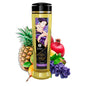 Aceite de masaje erótico libido de 240 ml de la marca Shunga Oils, botella con diseño elegante y etiqueta en el envase