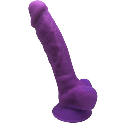 SILEXD - MODEL 1 PENIS REALÍSTIC SILICONA PREMIUM SILEXPAN VIOLETA 17.5 CM