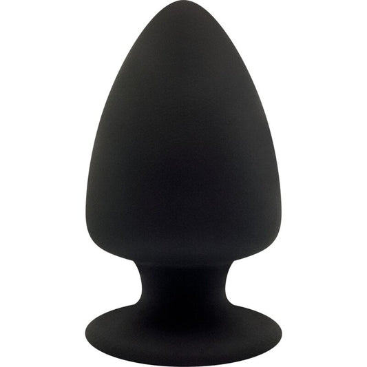 Plug anal de silicona premium SILEXD Modelo 1, tamaño S, con material termorreactivo SILEXPAN para placer seguro y cómodo.