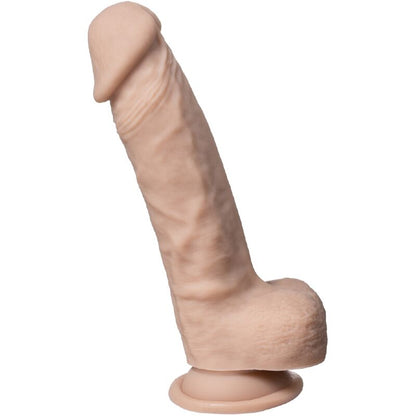 Pene realista de 17.8 cm SILEXD Modelo 1, piel natural, termo reactivo, de alta calidad y diseño premium SILEXPAN natural.