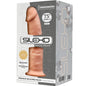 Pene realístico de silicona premium SILEXD Modelo 2, tamaño 19 cm, con textura detallada y acabado realista.