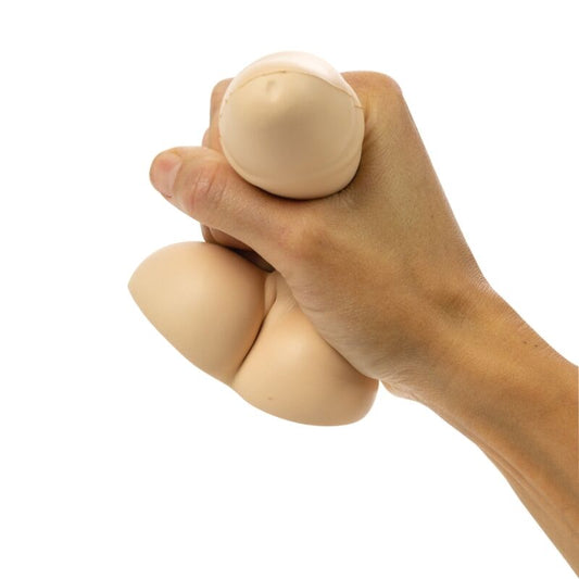 Pene anti-estrés de la marca Spencer & Fleetwood, con diseño ergonómico y textura suave para aliviar el estrés.