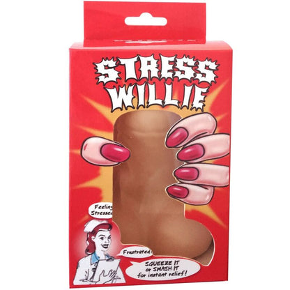 Pene anti-estrés de la marca Spencer & Fleetwood, con diseño ergonómico y suave, para aliviar la tensión y el estrés.