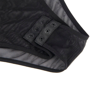Body sexy de encaje negro SUBBLIME, talla S/M, con detalles delicados y ajuste ajustado, para un look seductor y elegante.