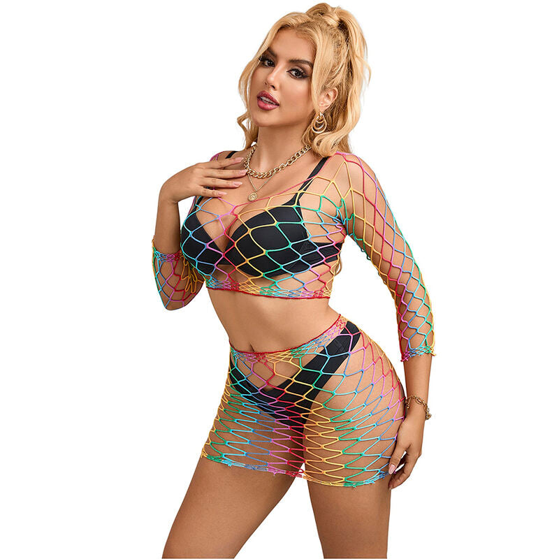 SUBBLIME - 952440 SET DE REIXETA 2 PECES MÀNIGA LLARGA ARCOIRIS TALLA ÚNICA