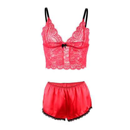 SUBBLIME - 953904 SET 3 PECES ENCAIX I SATEN VERMELL L/XL