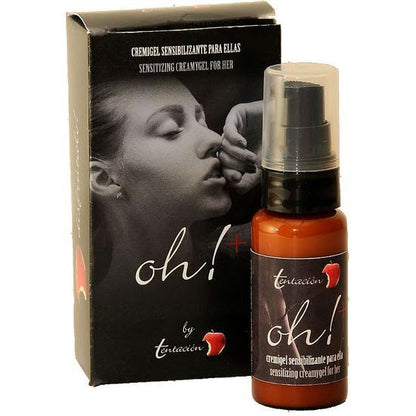 Crema estimulante sensilizante para ella en envase de 30 ml de la marca TENTACION, con frasco y etiqueta visible.