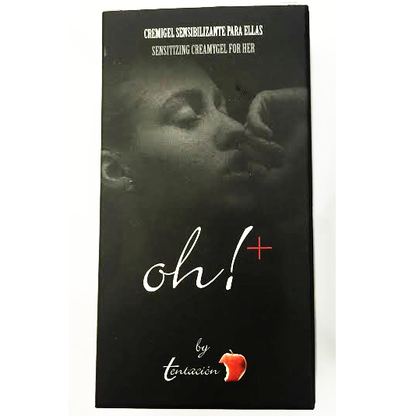 Crema estimulante sensilizante para ella, TENTACION Cremigel en envase de 30 ml, textura suave y efecto relajante.