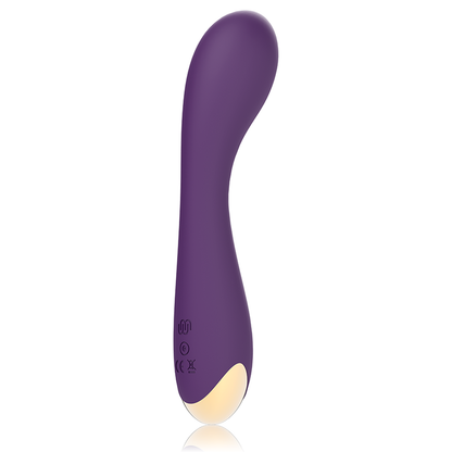 Vibrador G-spot TREASURE Hansel compatible con tecnología inalámbrica WatchMe, en color negro con diseño ergonómico.
