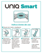 Preservativos UNIQ Smart Pre-erección sin látex, 3 unidades, en envoltorio individual, diseñados para mayor comodidad y seguridad.