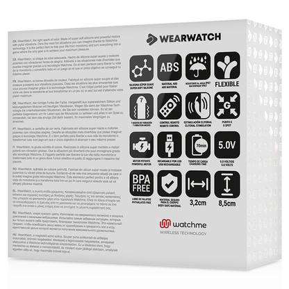 Reloj WEARWATCH WatchMe con vibrador dual en color fucsia y azabache, muestra la pantalla y los botones del reloj.