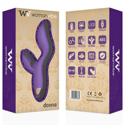 WOMANVIBE - DONNA VIBRADOR SILICONA RECARREGABLE