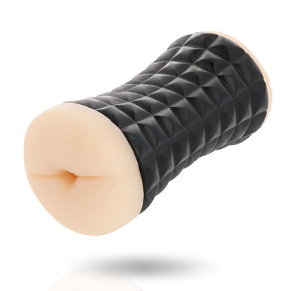 WomanVibe Masturbador Doble Gumy, realistic female pleasure toy with dual openings for enhanced stimulation.