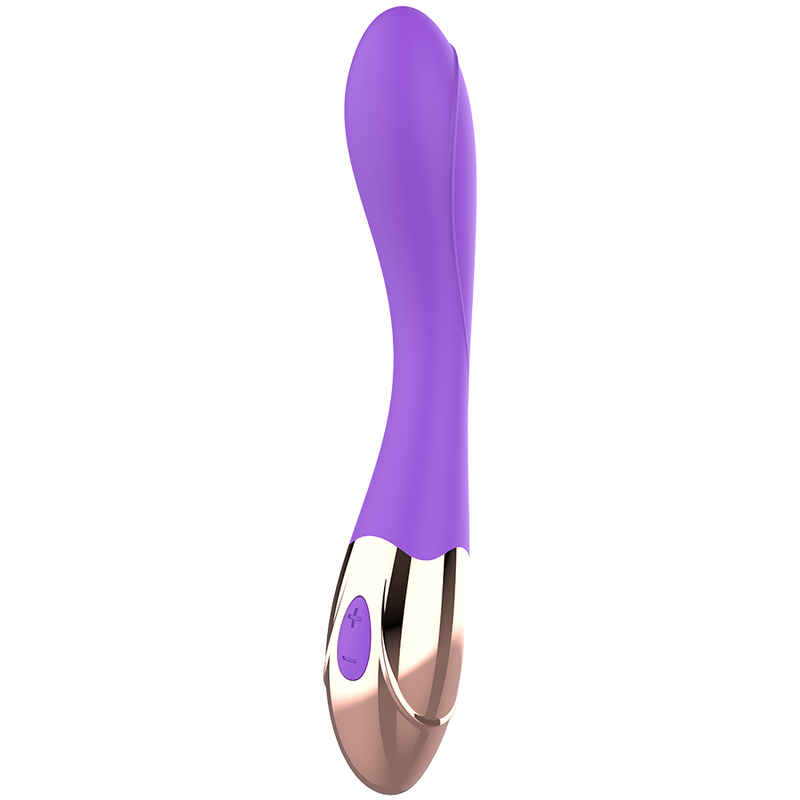 Vibrador recargable de silicona WomanVibe Sunny, diseño ergonómico y suave para placer personal.
