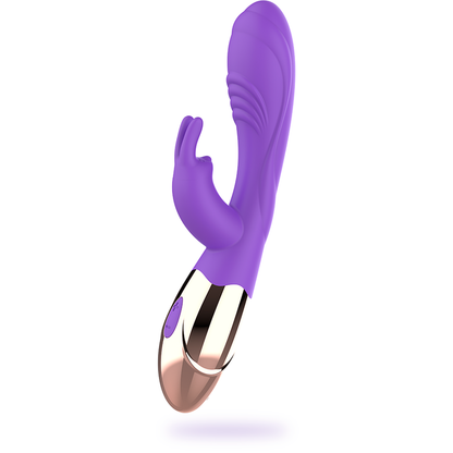 Vibrador recargable de silicona para mujer WOMANVIBE Viora, con diseño ergonómico y suave para uso íntimo.