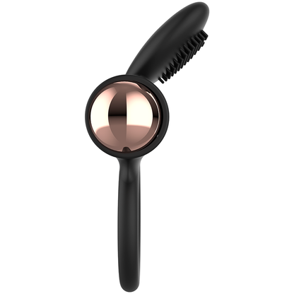 Anillo vibrador de silicona WOMANVIBE Zeus, diseño ergonómico y suave para placer íntimo.